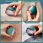 ⁦Boule Anti Peluche Adhesif en Gel Portable multifonctionnelle pour Vêtements,Canapé,Voiture et animaux⁩ - الصورة ⁦6⁩