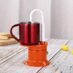 ⁦Cafetière Italienne Moka à Tube en Alliage d'Aluminium 50ml V2 - ماكينة صنع قهوة الموكا الإيطالية بأنبوب من سبائك الألومنيوم⁩ - الصورة ⁦4⁩
