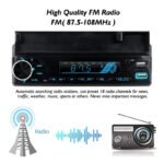 ⁦Poste radio BT In-dash 1 Din Fm Aux-in Récepteur SD USB avec support de téléphone⁩ - الصورة ⁦6⁩