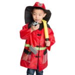 ⁦Kit de Costume Cosplay de Pompier pour Enfants⁩ - الصورة ⁦2⁩