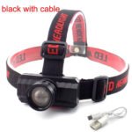 ⁦Lampe Frontale 3 Modes Rechargeable - مصباح تخييم عالي السطوع⁩ - الصورة ⁦2⁩