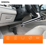 ⁦Serrure antivol Standard de frein et volant rétractable double crochet En Acier Inoxydable - قفل مضاد للسرقة فرامل وعجلة قيادة من الفولاذ المقاوم للصدأ⁩ - الصورة ⁦5⁩