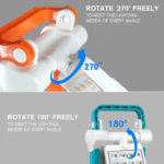 ⁦Lanterne de camping LED rechargeable LONTOR avec port DC CTL-OL095U⁩ - الصورة ⁦3⁩