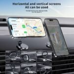 ⁦Support de Téléphone Magnétique Pliable pour Voiture – حامل هاتف مغناطيسي قابل للطي للسيارة⁩ - الصورة ⁦9⁩