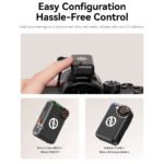 ⁦Microphone cravate sans fil Hollyland Lark M2S Combo (récepteur caméra + récepteur USB-C + câble Lightning)⁩ - الصورة ⁦5⁩