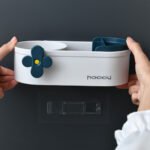 ⁦Support Mural Sèche-Cheveux et Rangement Salle de Bain - حامل مجفف الشعر وحامل الحمام⁩ - الصورة ⁦6⁩