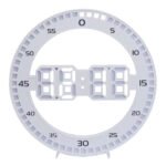 ⁦Horloge Murale et Réveil Affichage des Chiffres LED⁩ - الصورة ⁦3⁩