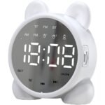 ⁦Réveil Numérique Sans Fil avec Affichage LED Miroir et Haut-Parleur Bluetooth - منبه رقمي لاسلكي بشاشة مرآة ومكبر صوت بلوتوث⁩ - الصورة ⁦2⁩