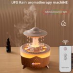 ⁦Lampe d'humidification par gouttelettes d'eau 350ML ultrasonique, avec télécommande⁩ - الصورة ⁦6⁩