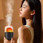 ⁦Diffuseur d'arômes Effet Volcan Lumineux 300ML⁩ - الصورة ⁦2⁩