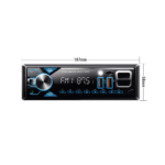 ⁦Poste radio BT Avec Support smart-phone intégré  1 Din Radio FM ,SD,TF, 2-USB 12V⁩ - الصورة ⁦5⁩