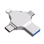 ⁦Clé USB 256GB i-Flash - 4 en 1 (Lightning + Micro + USB et Type-C Ports )⁩ - الصورة ⁦2⁩