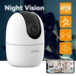 Caméra IMOU Ranger 2 3MP 2K avec fonction panoramique et inclinaison pour une couverture à 360° - كاميرة مراقبة ذكية
