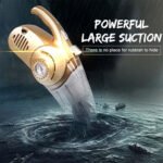 ⁦Aspirateur Portable 4 en 1 pour Voiture avec Gonfleur de Pneu Numérique - مكنسة كهربائية وجهاز نفخ العجلات⁩ - الصورة ⁦5⁩