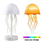 ⁦Lampe méduse RVB rechargeable avec capteur tactile et pieds dansants - مصباح ديكور على شكل قنديل⁩ - الصورة ⁦2⁩