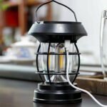 ⁦Lanterne de Jardin Solaire avec Détecteur de Mouvement JF-8818 - مصباح خارجي يعمل بالطاقة الشمسية⁩ - الصورة ⁦7⁩