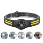 ⁦Lampe Frontale Légère COB avec Interrupteur Sensoriel à Angle Réglable⁩ - الصورة ⁦4⁩