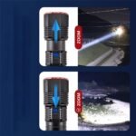 ⁦Lampe Torche à LED Haute Puissance 30W avec Batterie Lithium 18650 – مصباح يدوي عالي الطاقة مع بطارية ليثيوم⁩ - الصورة ⁦6⁩
