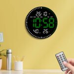 ⁦Horloge murale numérique LED avec Télécommande JH-2860⁩ - الصورة ⁦6⁩
