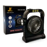 Ventilateur portable rechargeable avec lampe torche JL-9522 - مروحة محمولة مع مصباح