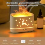 ⁦Humidificateur et Diffuseur d’Huiles Essentielles Effet Flamme LED 300ml - معطر جو على شكل ألسنة لهب⁩ - الصورة ⁦3⁩