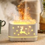 Humidificateur et Diffuseur d’Huiles Essentielles Effet Flamme LED 300ml - معطر جو على شكل ألسنة لهب