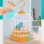 ⁦Jouet Électrique de Simulation de Cage à Oiseaux avec Contrôle Sonore – لعبة قفص الطيور المكررة للكلام⁩ - الصورة ⁦5⁩