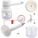 ⁦Batteur de Cuisine 6en1 Multifonction avec Plusieurs Têtes – جهاز تحضير الطعام وفرشاة تنظيف⁩ - الصورة ⁦6⁩