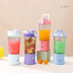 ⁦Mixeur Broyeur à Glace Rechargeable Portable 600ml⁩ - الصورة ⁦7⁩