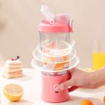 ⁦Mixeur Broyeur à Glace Rechargeable Portable 600ml⁩ - الصورة ⁦9⁩