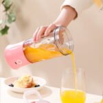 ⁦Mixeur Broyeur à Glace Rechargeable Portable 600ml⁩ - الصورة ⁦2⁩