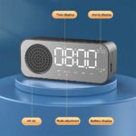 ⁦Haut Parleur Bluetooth et Réveil de bureau à LED numérique forme rectangulaire -  مكبر صوت ومنبه إلكتروني⁩ - الصورة ⁦6⁩