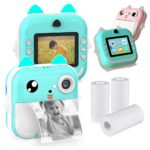 Appareil Photo Numérique HD pour Enfants avec Imprimante Thermique - كاميرة أطفال وصابعة صور فورية