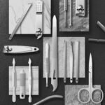 ⁦Ensemble de pédicure coupe-ongles 16 pièces avec ciseaux pince à épiler outils de manucure professionnels⁩ - الصورة ⁦6⁩