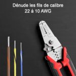 ⁦Coffret de sertissage 3en1 avec cosses 22-10 AWG - 170 pièces pour l'électricien⁩ - الصورة ⁦2⁩