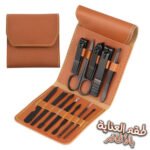 Ensemble de 12 pcs coupe-ongles professionnel en acier inoxydable