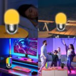 ⁦Lampe de camping rechargeable avec changement de couleur RVB - مصباح تخييم ملون⁩ - الصورة ⁦3⁩