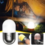 Lampe de camping rechargeable avec changement de couleur RVB - مصباح تخييم ملون