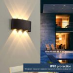 ⁦Applique Murale LED 6W D'Éclairage Extérieur 3 Lampes en PP⁩ - الصورة ⁦4⁩