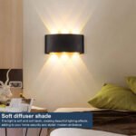 ⁦Applique Murale LED 6W D'Éclairage Extérieur 3 Lampes en PP⁩ - الصورة ⁦2⁩