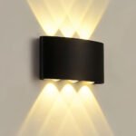 Applique Murale LED 6W D'Éclairage Extérieur 3 Lampes en PP