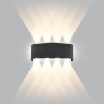 ⁦Applique Murale LED 8W D'Éclairage Extérieur 4 Lampes en PP⁩ - الصورة ⁦7⁩