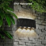 ⁦Applique Murale LED 8W D'Éclairage Extérieur 4 Lampes en PP⁩ - الصورة ⁦5⁩