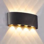 Applique Murale LED 8W D'Éclairage Extérieur 4 Lampes en PP
