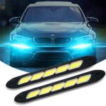 ⁦Bandes Lumineuses LED Flexibles pour Voiture 2Pcs V2 - مصابيح أمامية للسيارة⁩ - الصورة ⁦3⁩