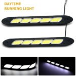 ⁦Bandes Lumineuses LED Flexibles pour Voiture 2Pcs V2 - مصابيح أمامية للسيارة⁩ - الصورة ⁦2⁩