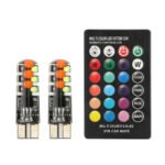 ⁦Lot de 2 LED Multicolore pour Voiture 12V T10⁩ - الصورة ⁦5⁩
