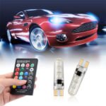 ⁦Lot de 2 LED Multicolore pour Voiture 12V T10⁩ - الصورة ⁦6⁩