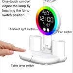 ⁦Lampe de Bureau LED Ambiante avec Alarme et Lumière RGB - مصباح مكتب ومنبه بأضواء ملونة⁩ - الصورة ⁦4⁩