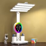 ⁦Lampe de Bureau LED Ambiante avec Alarme et Lumière RGB - مصباح مكتب ومنبه بأضواء ملونة⁩ - الصورة ⁦2⁩